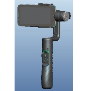 3-Achsen DIY Bluetooth Brushless Handheld Plastik Kardan für Smart Phone AFI V1