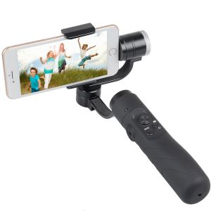AFI V3 3-Achsen Handheld Gimbal Stabilisator für Smartphone Vertikale Schießen Panorama-Modus mit APP-Steuerung, Face Tracking (schwarz)